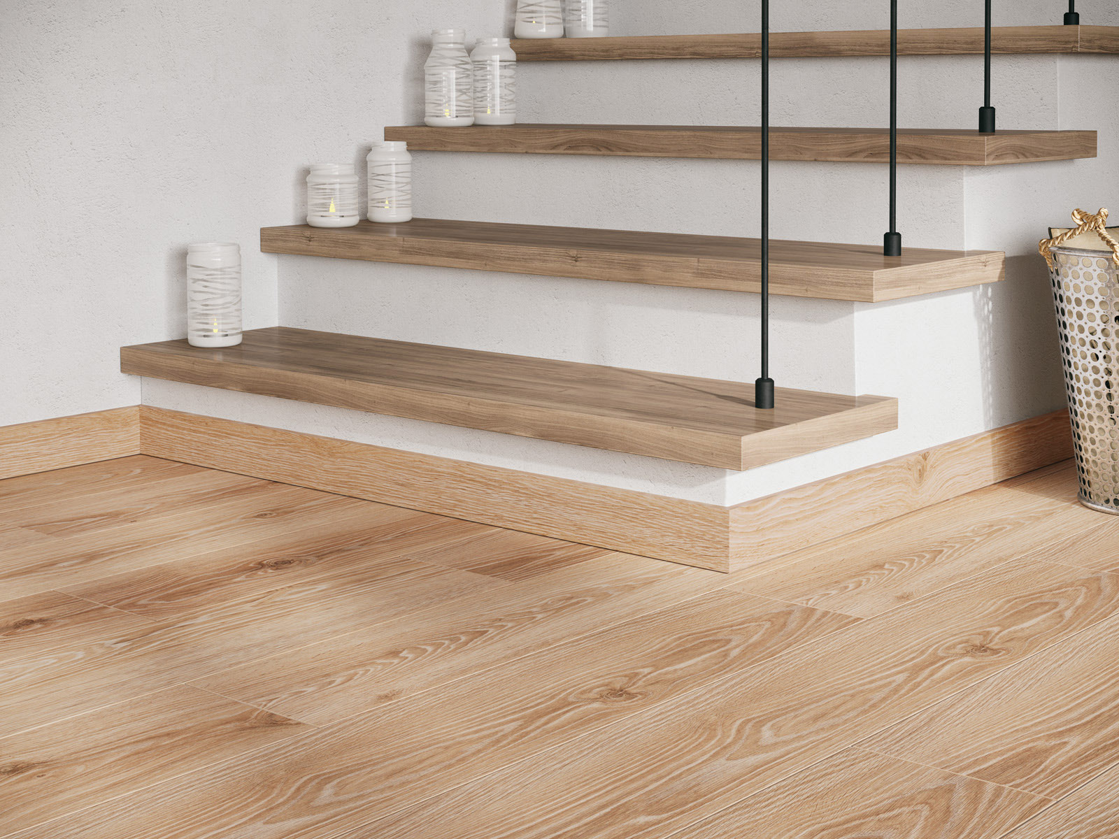 Classen listwy - Prestige - 47083; Panele - Discovery 4V - Dąb Argenta Macchiato