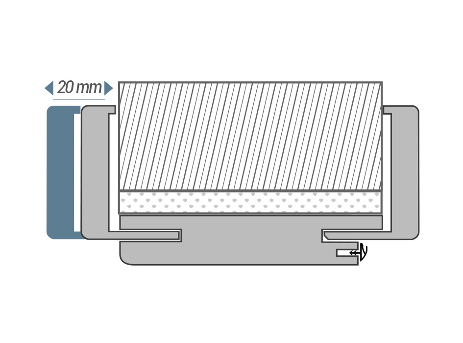 Ościeżnica regulowana - detale