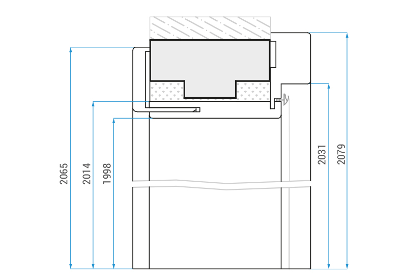 CMOK -  wysokość otworu w murze