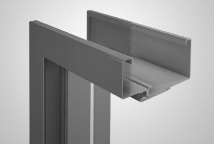 Steel adjustable door frame