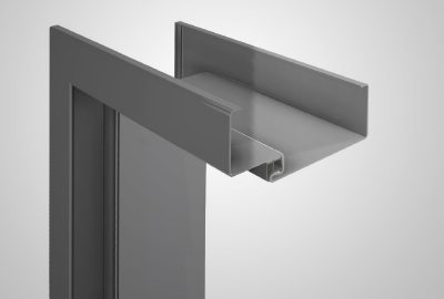 Steel fixed rebated door frame