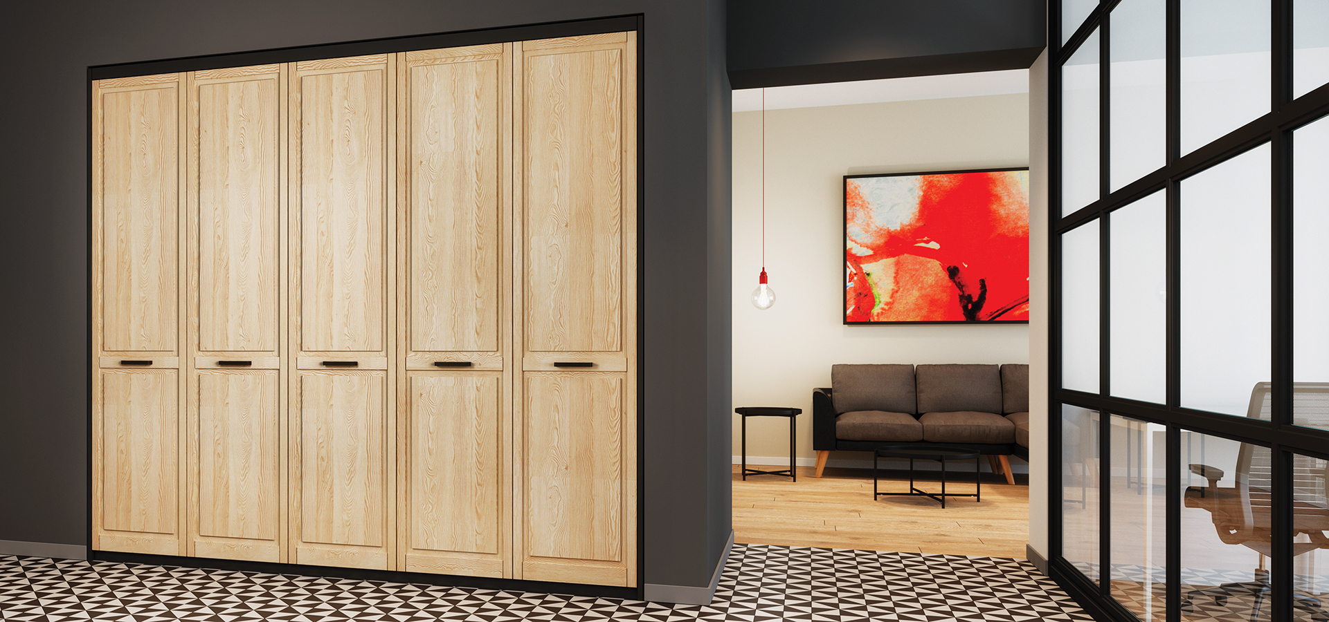 Classen fronty - kasetonowe sosnowe