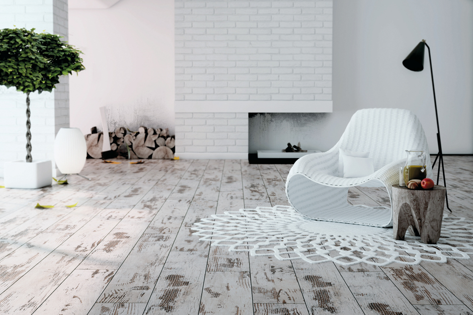 Panele Adventure 4V Fresco od Classen są stylizowane na postarzałe, dzięki czemu stanowią idealną bazę dla wystroju wabi-sabi