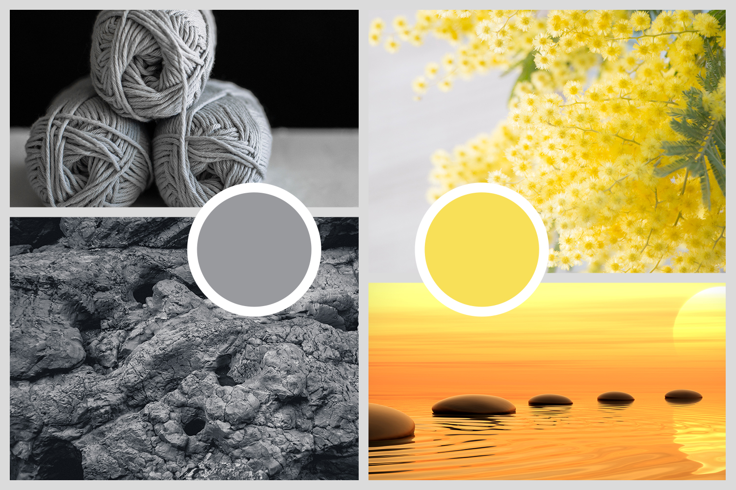 Szary i żółty – kolory roku Pantone - Classen