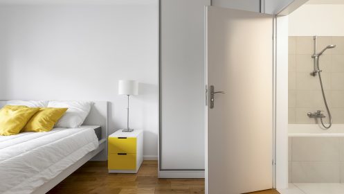 How and where to install a doorstop for interior and exterior doors?