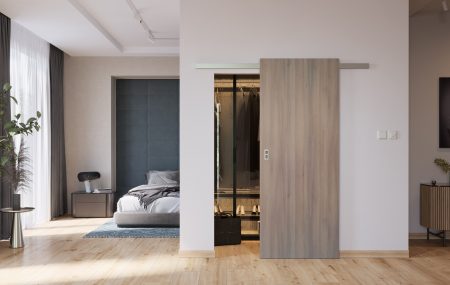 How to choose a door for a wooden floor?