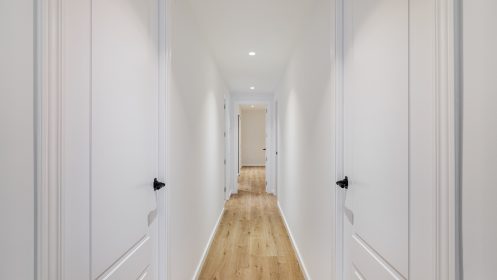 How to brighten up a narrow corridor?