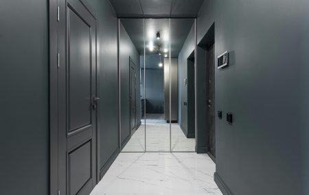 How to clean anthracite grey doors?