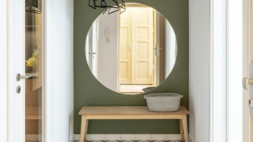 Z czym łączyć oliwkowy kolor we wnętrzu?