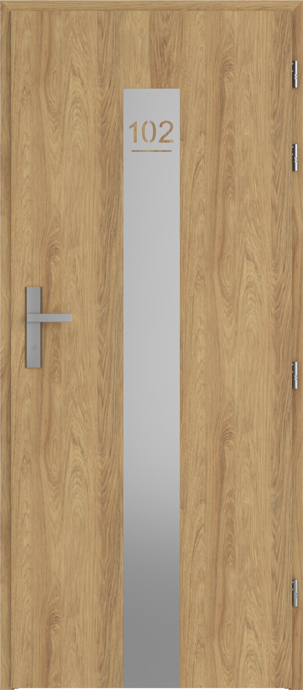 model 1 – z panelem stalowym z numerem