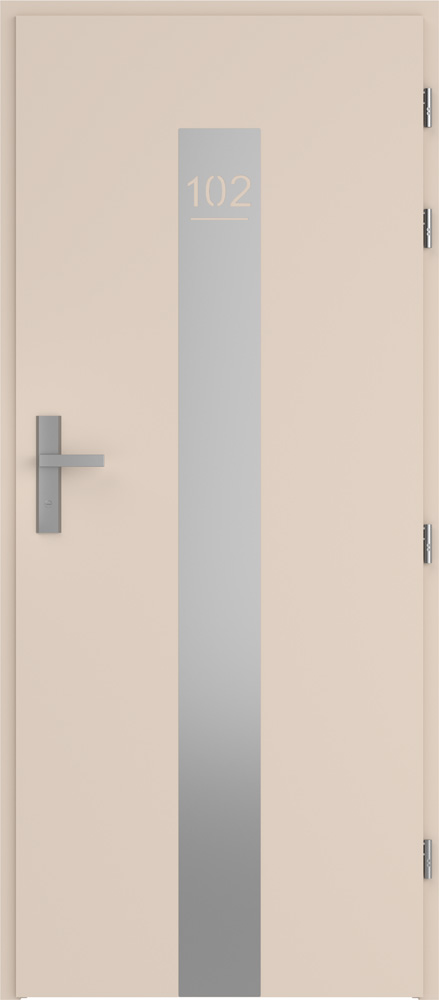 model 1 – z panelem stalowym z numerem