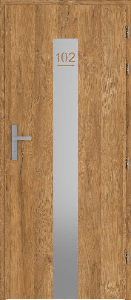 model 1 – z panelem stalowym z numerem