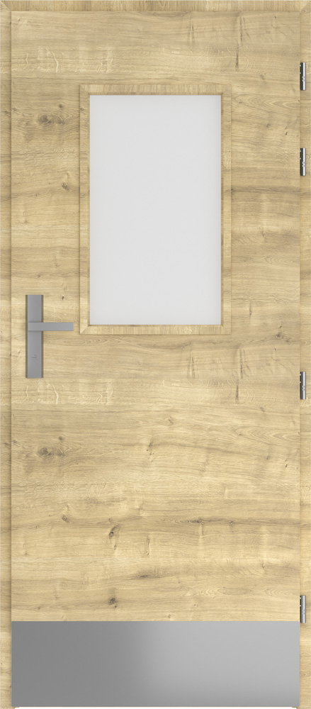 model 2 – z dolnym panelem stalowym